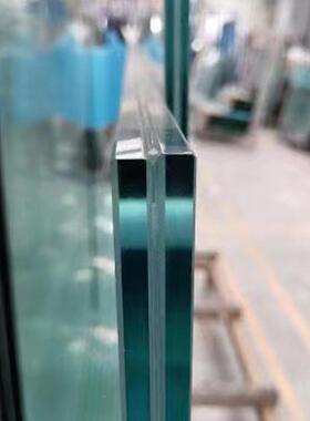 夹全胶夹212钢化玻璃pv安玻璃隔断护栏b雨棚扶梯幕墙源头厂层家
