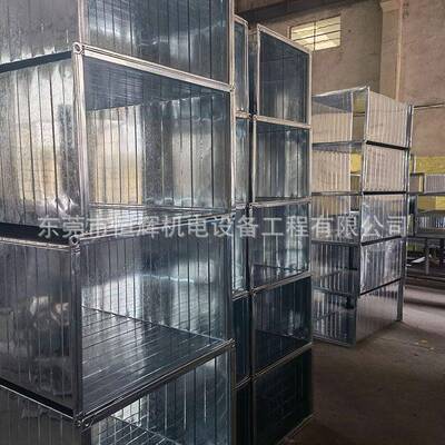 柴油机烟囱发排烟道恒双层电排烟18管厚度辉机电厂制