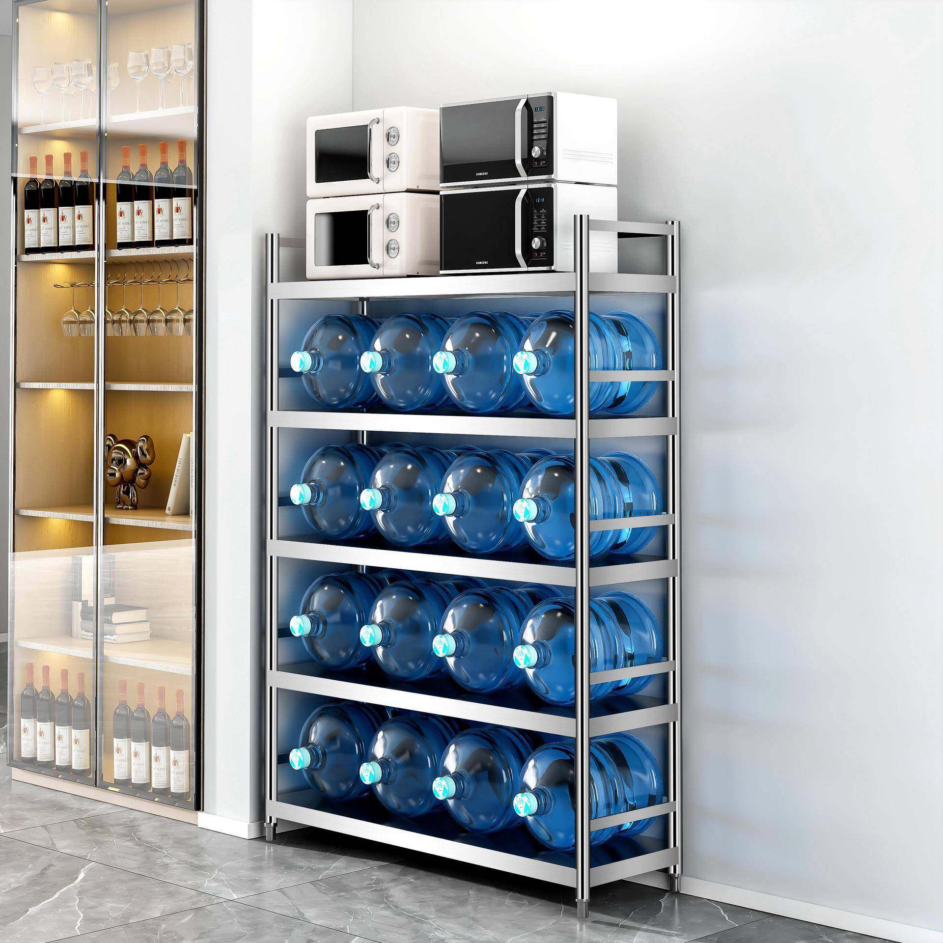 不锈式钢厨收房置物架多低价lvlo功能落地层架多储物家用货架层纳