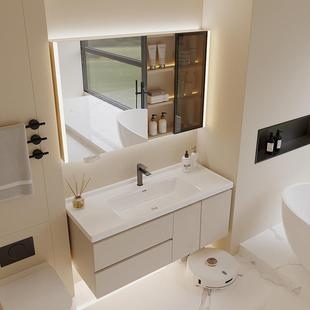 扫地机风器人基站收纳浴室奶柜油卫间陶生瓷一体盆398洗手洗脸洗