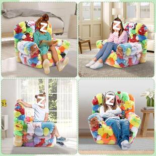 舒娃娃充气户外沙发透椅子儿童具适单人柔软摄影收纳明道网红URR