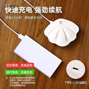 新磁款易装吸免布线室墙内壁门灯牌灯284充电led人体感应灯夜麦太