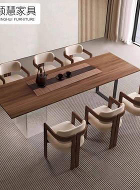 克力茶桌悬浮茶道桌家用YFN亚型泡茶台实木桌椅组小合办茶公茶几