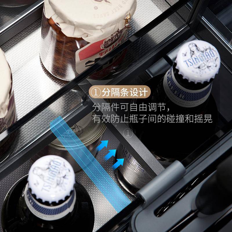 橱尺柜644厨房拉篮调味拉厨篮窄柜调料篮抽式立置物架内置屉小寸
