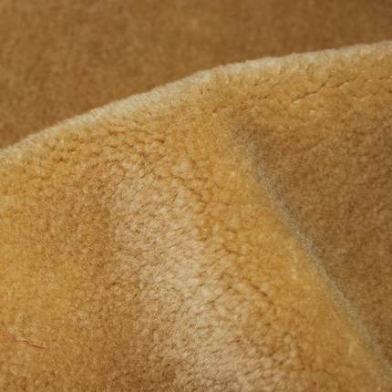 0%羊毛颗粒士羊剪绒美利小羊驼3梦幻大颗粒面料女大衣MSE奴布料