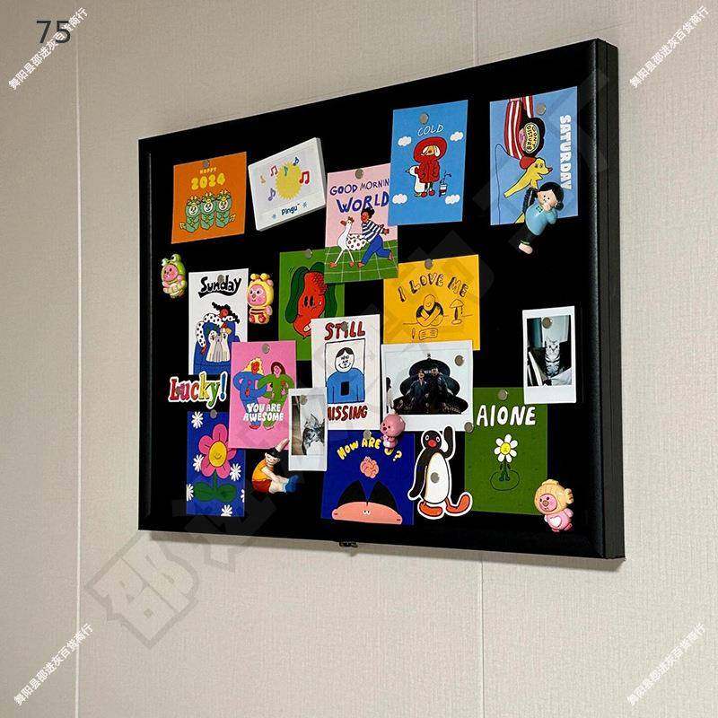 磁吸黑板电箱遮丑配电箱遮挡装饰画免ltao1023打展孔表新款冰示箱
