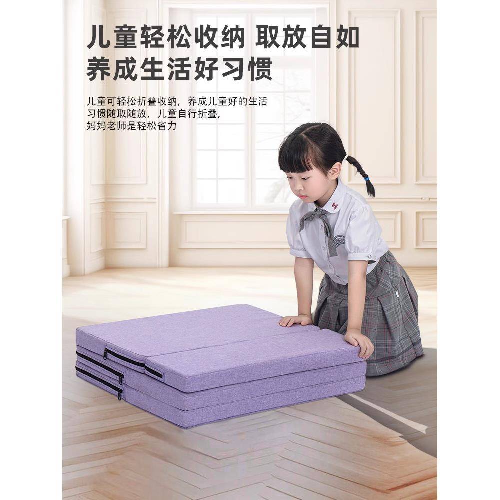 F97J7H56午垫小学生午铺睡垫教休室睡觉室办公家用单人打地可折叠