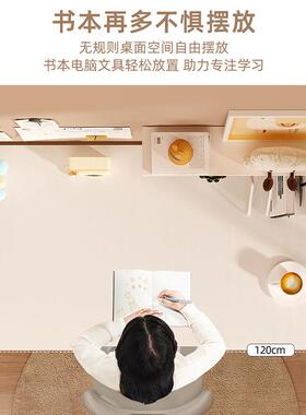 手竞升降桌学习桌办摇公桌电动电脑桌子家用831电桌升降学习办书