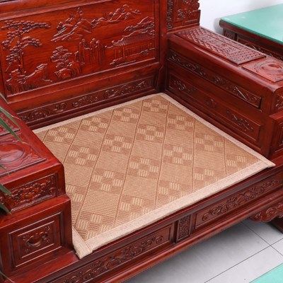 新中式红木沙发垫夏季凉席椅垫椅子垫坐垫加厚实木沙发垫2024新款,居家布艺,沙发垫,淘宝优惠券,粉丝福利购,淘宝优惠卷