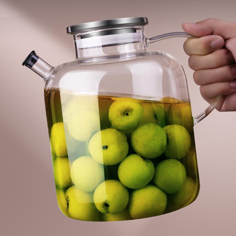 泡酒玻璃瓶家用青梅泡酒专用酒瓶酒坛酒罐储酒容器果酒密封酿酒壶