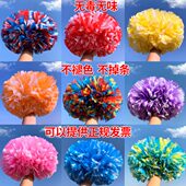 手拿花加油助威花球啦啦队一对 道具跳舞用 秋季 运动会入场开幕式