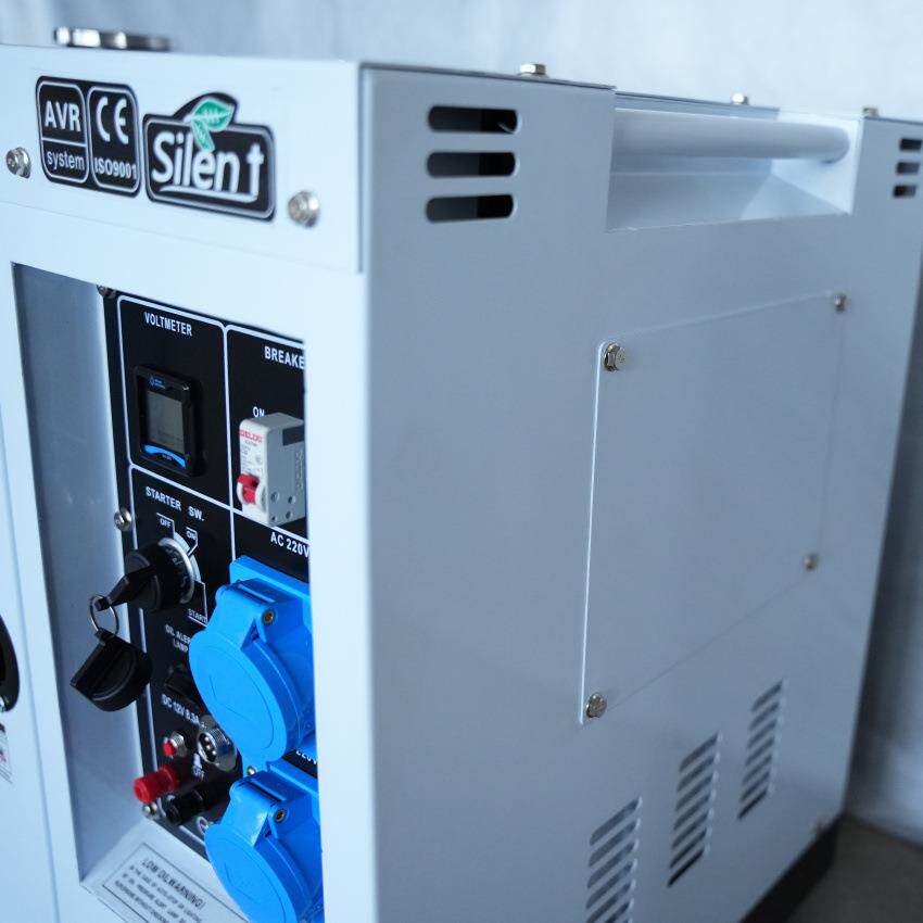 12kw家用静音风冷柴油发电机组单相2a25伏0V三相312KW801kv移动便