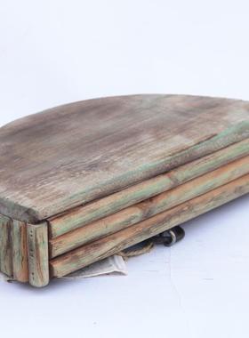 厂家销售手工制木棍拼接托盘果盘摆盘桌居民作宿装CF19293面饰工