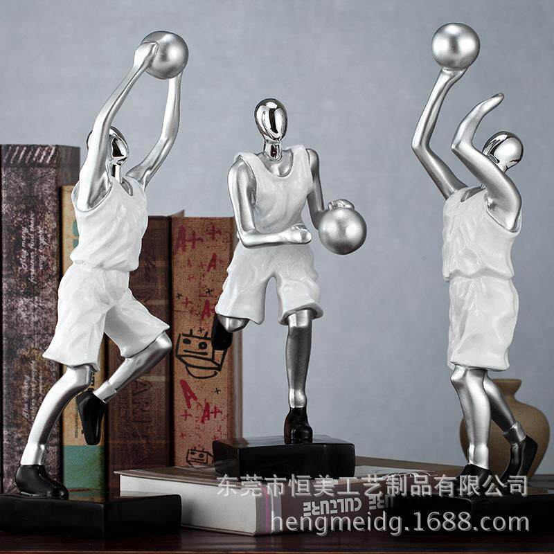 简约现代办公室房桌面打篮摆件书客厅电HM2775A视柜玄饰关酒柜家