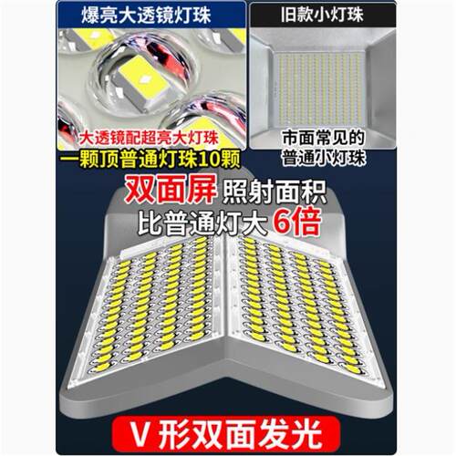 阳能L外灯路灯新农村庭院灯双户面广角超太亮大功率工程ED道823路
