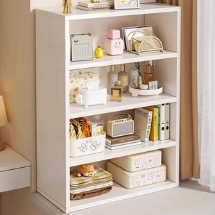 木架落地收书柜SNR窗台儿童书架书卧室实白色学生飘窗柜阳台纳置