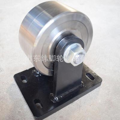 厂家直销4510钢制脚轮来重寸型轨道轮H型U型轮子定向轮图来8样做