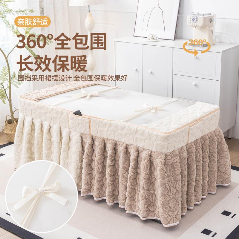 火新款加烤子罩套长方形加绒桌布冬a857279季桌厚家用取暖器茶几