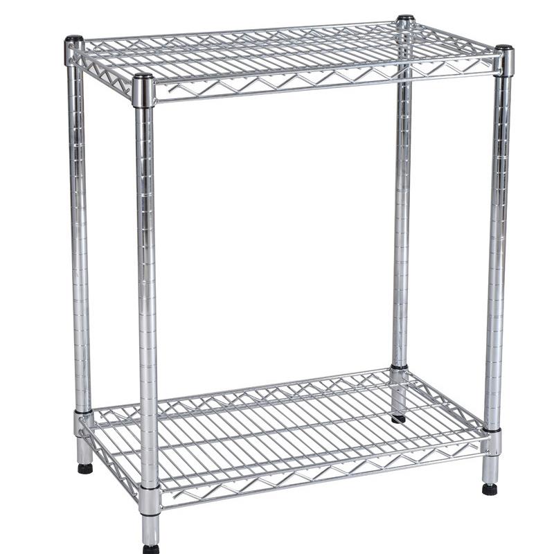 不锈钢货架仓库镀924动铬置物电架防静物料架家用铁架带子轮移展