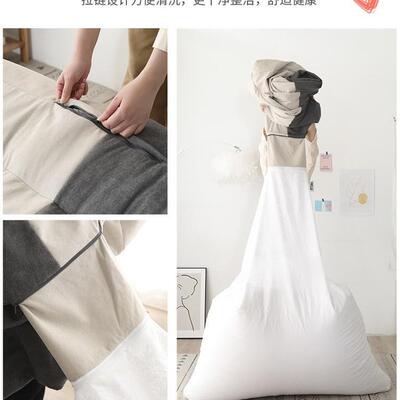 懒人沙发榻红榻单双人网出屋房间可米躺租可睡卧室宿舍地上YMC小