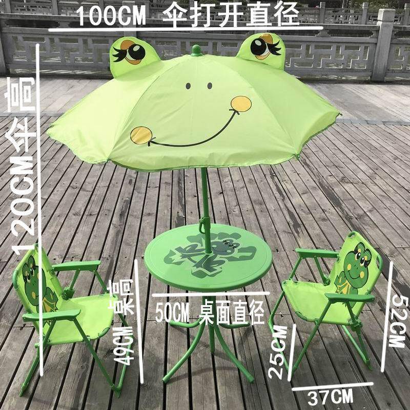 出口儿折叠椅折叠套装亮椅桌儿童卡童通靠背DQF小椅子学习桌子月