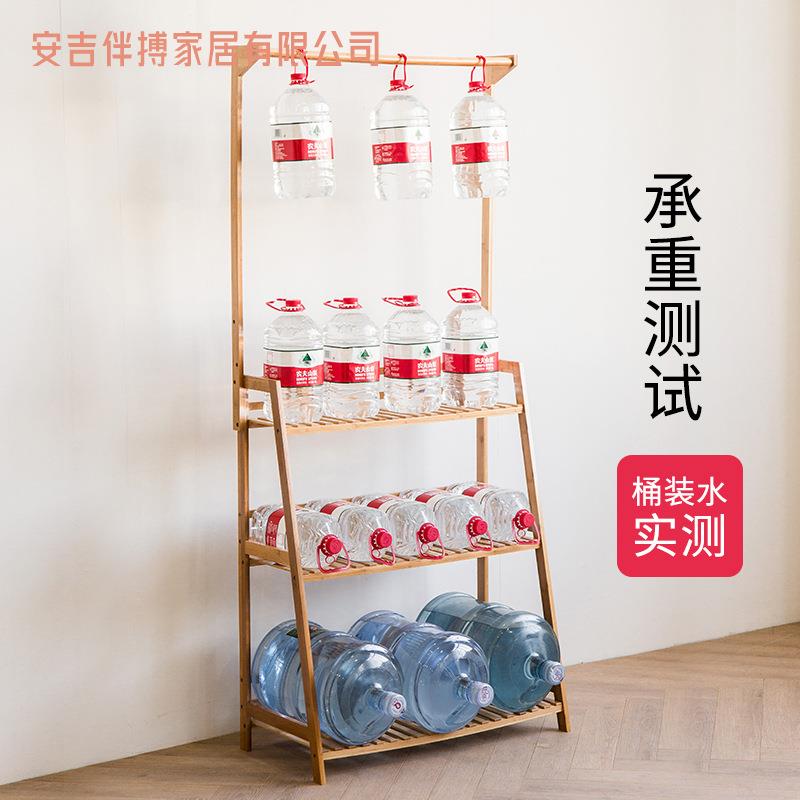 吊兰花架室内植物架花架盆架楠可吊兰花架悬挂层竹花多盆栽花架