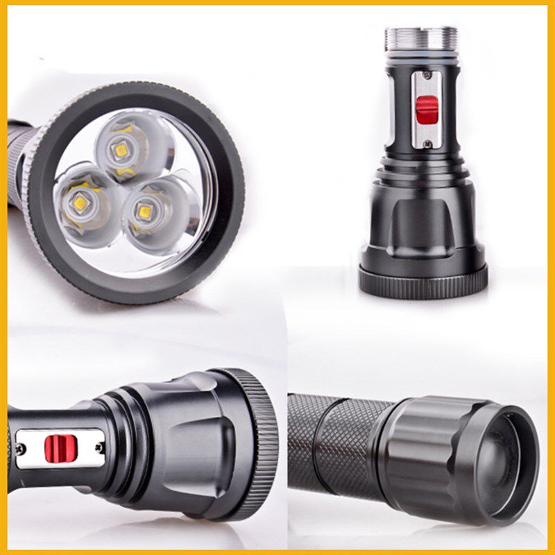 美谷2000流明5合一灯珠水下拍摄补光灯捕捞育苗赶海防水潜水电筒