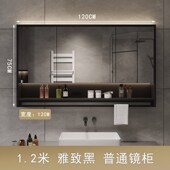 智能浴室镜柜挂墙式 带背光灯防雾卫生间镜子置物架单独收纳一体柜