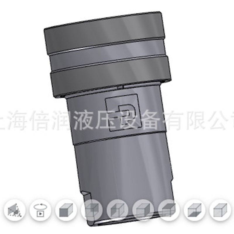 快换接头公母接头Parker HP-1001-16FP系列 (可提供三维图)