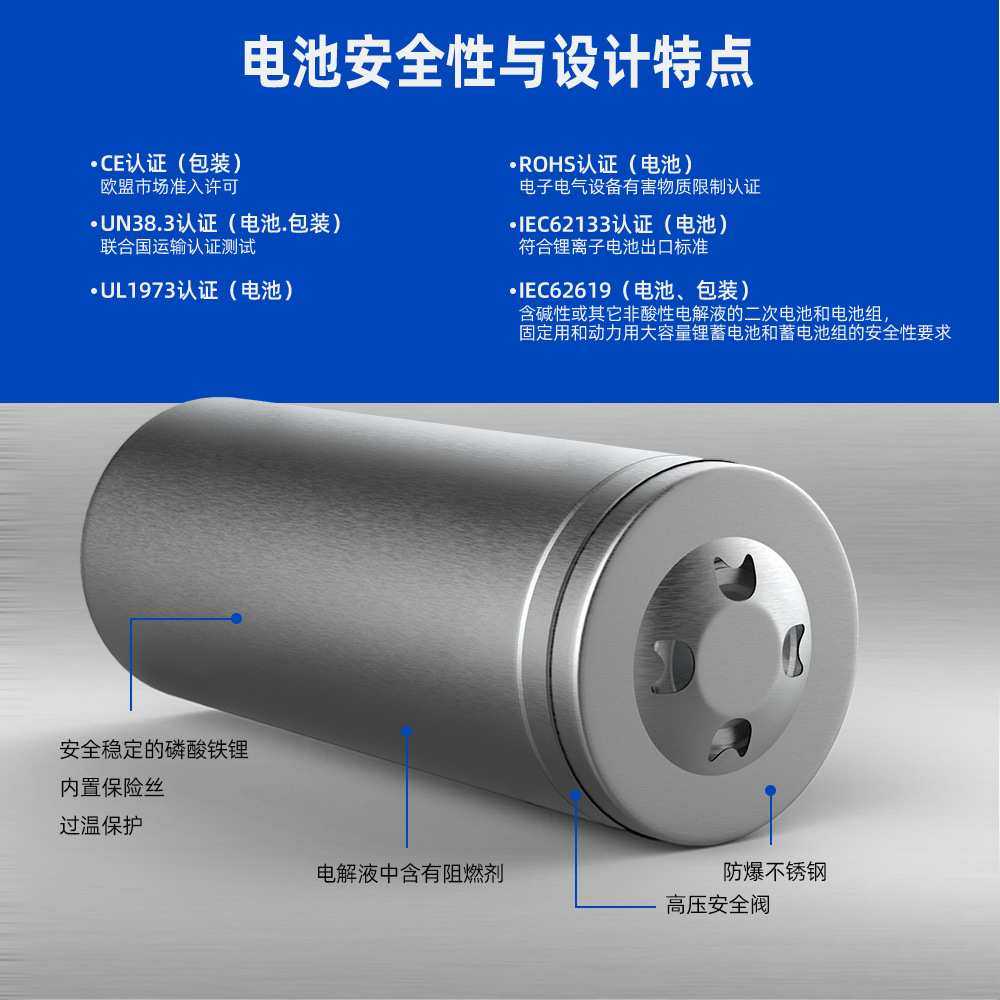 ATEM POWER 12V 100Ah磷酸铁锂电池户外露营房车蓄电池储能电池