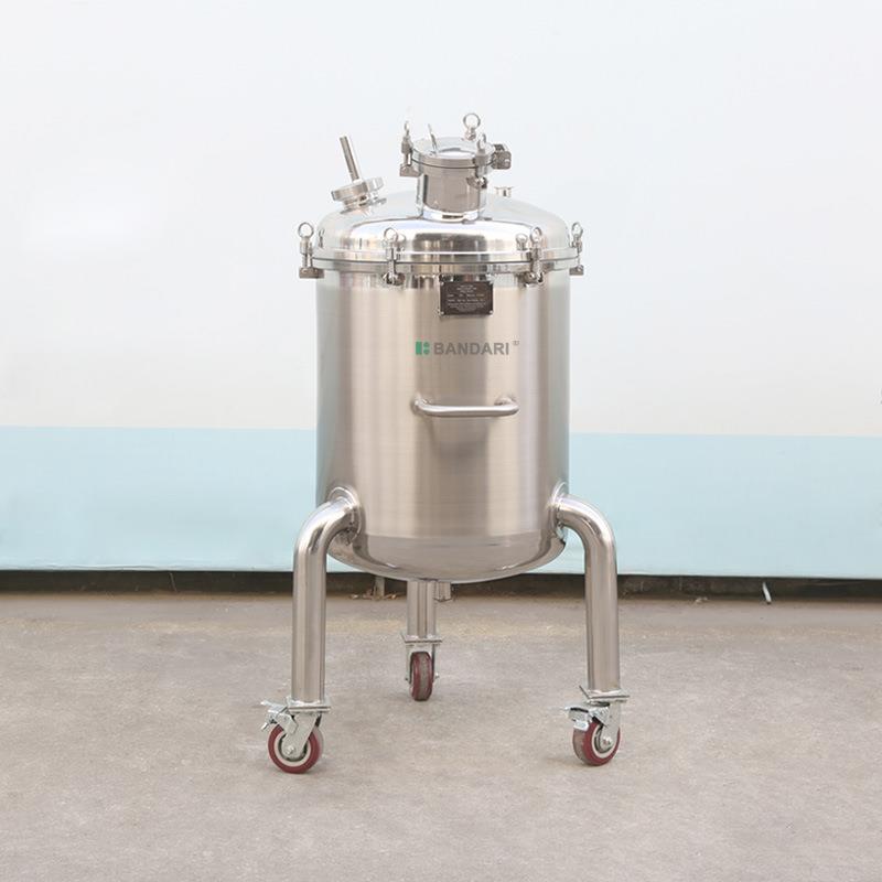 200夹L层力压法兰型储存罐实验室用可移动式化工CG研锅发储罐