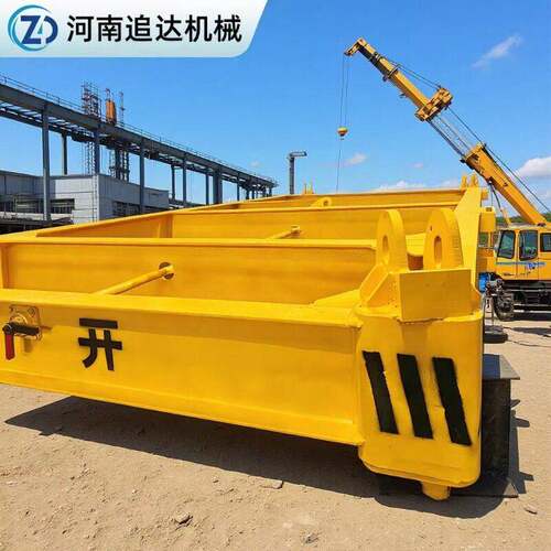 半自动20尺40尺集装箱吊具20尺集装箱框架吊梁40尺钢丝绳挂梁吊具