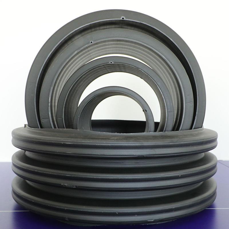 PE双壁波纹管DN300SN8大口径排污排水管道管材黑色螺纹管