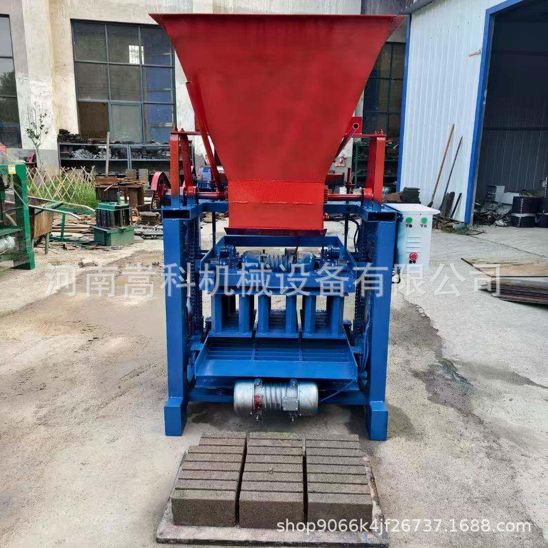 小型空心砖机移动式水泥制砖机直推式免托板砌块成型机