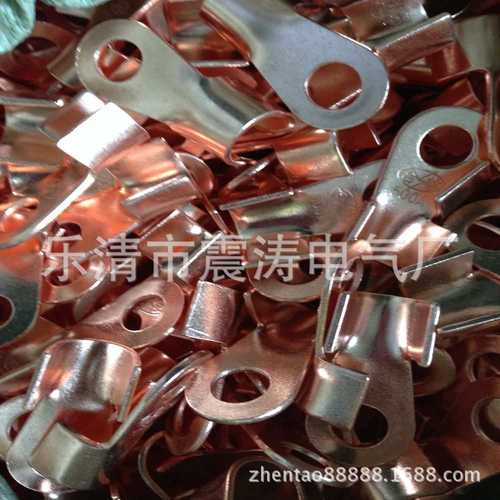 厂家 OT 开口鼻100A以上 铜鼻子接线端子 冷压端子接线鼻 紫铜