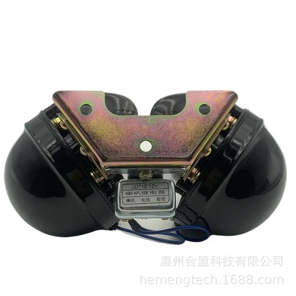 带有继电器DL34大型蜗牛喇叭，用于12V/24V汽车越野车