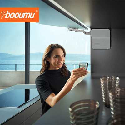 橱柜上翻门支撑器 吊柜门可调节液压阻尼支撑杆任意停 上翻气压杆