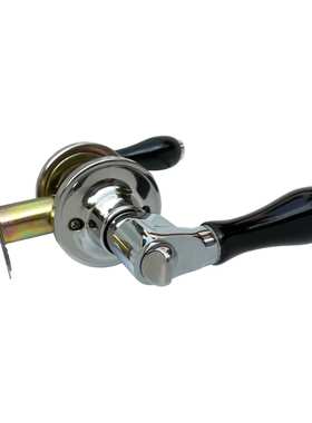 陶瓷把手锁白色陶瓷锁无钥匙房门卫生间执手锁white door handle