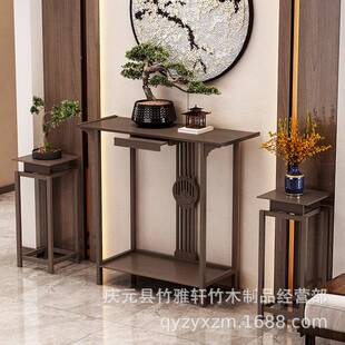桌新中式入户玄关桌子窄案条QT-558GZ几供经济型家用现佛台神条台