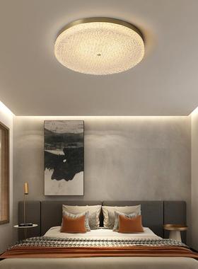 主卧室吸顶圆灯全66铜led灯具后现代简形约房间阳创台书房意吸顶