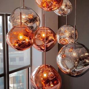 704高亮版 墅loft复挑客厅长线吊灯吧厅台 led楼梯熔岩吊灯餐大别式