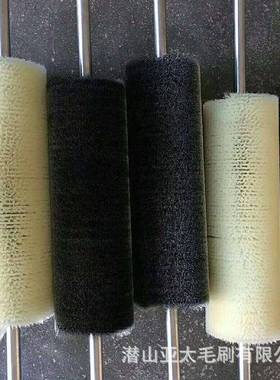 清洗机毛打刷辊机械设备PFW钢刷辊锈磨抛丝光钢丝除辊不锈钢丝毛