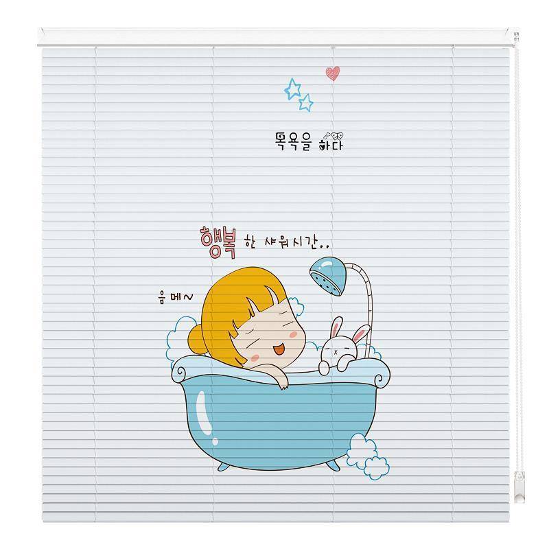 ise百叶窗帘免打孔百叶帘浴室洗手间卫生间窗户遮挡遮光防水升降