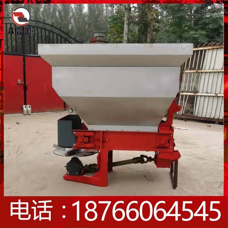 撒粪机拖拉机带小型农用撒肥机悬挂式不锈钢肥料机施肥器
