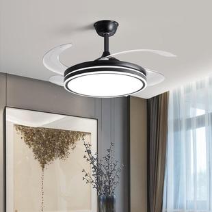 隐形风扇灯4寸LD风扇灯家强劲风用力六档调速三色光E电2吊2风扇灯