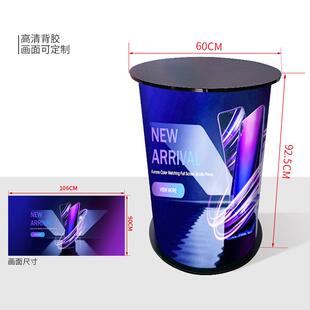 中空板制作销台销展示架展台直告牌广展会超促市架子试吃桌展39示