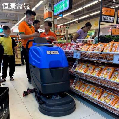 743商用手推式积洗地机业大面清洗工厂车间场物业洗工地机广州商