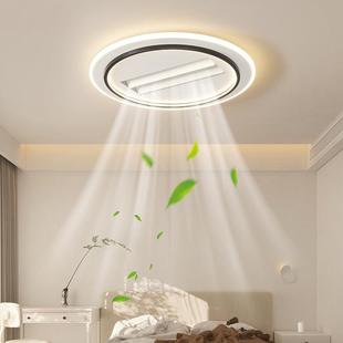 2025年新款 厅灯隐形无叶风亮扇灯476现客代约长方形大厅超吸顶灯