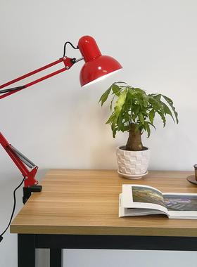 ILED长式臂折叠美护眼学习摄台灯夹子卧室床头2美甲LSU工作拍主