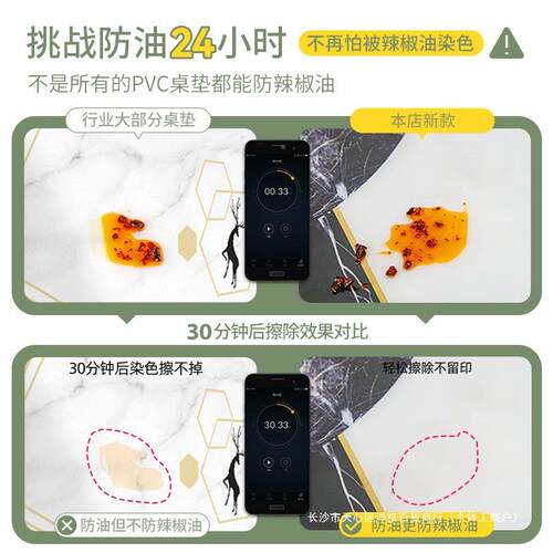 椭圆形桌布防水烫油免洗防vc软防DNL玻璃可折叠伸缩圆桌茶几p餐桌